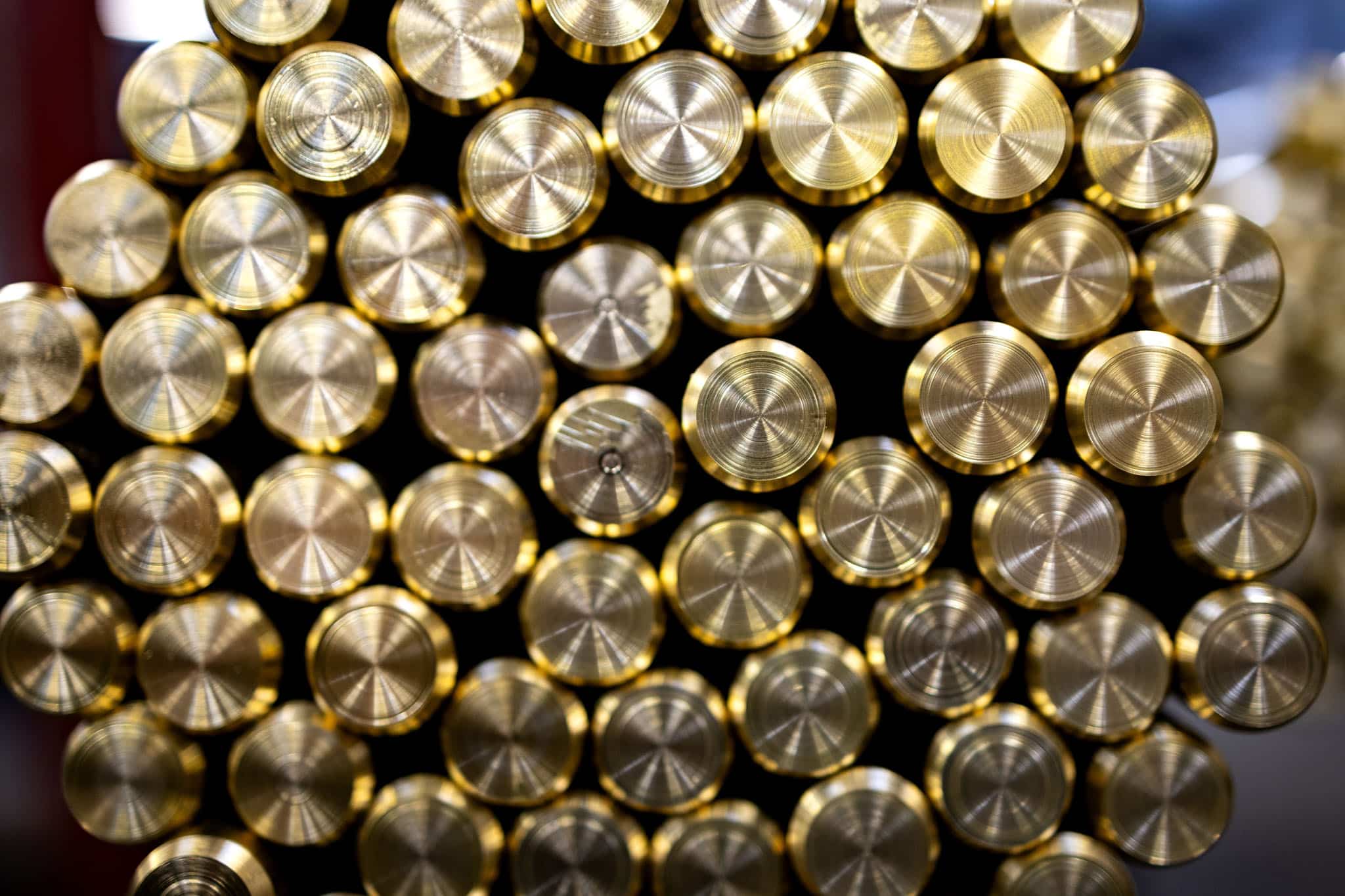 Detail of a material surface after machining